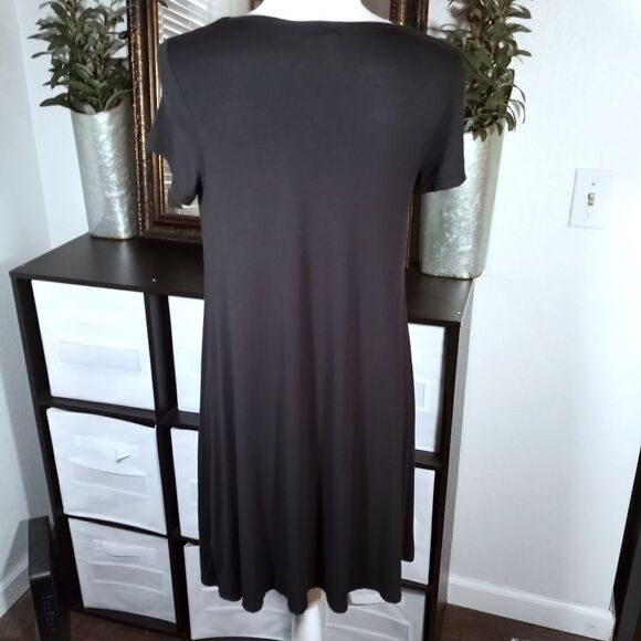 MOSSIMO BLACK TEE-SHIRT DRESS SZ.S EUC - Picture 6 of 8